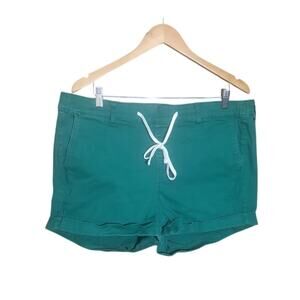 Torrid Womens Green Pull-On Weekend Mid Rise Drawstring Waist Shorts Size 2